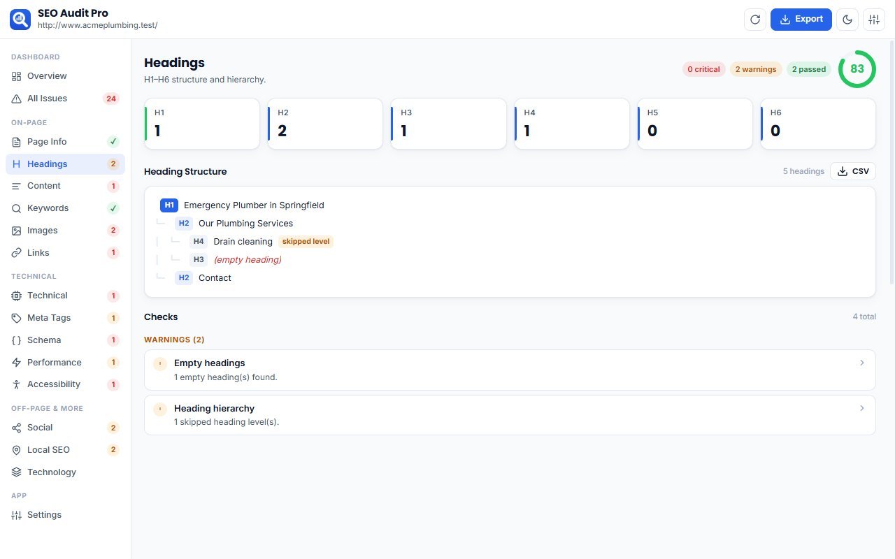 SEO Audit Pro screenshot 4