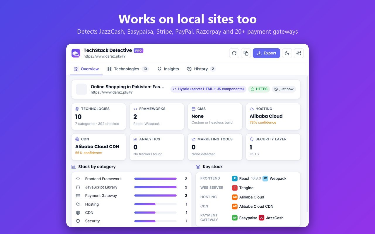 TechStack Detective Pro screenshot 4